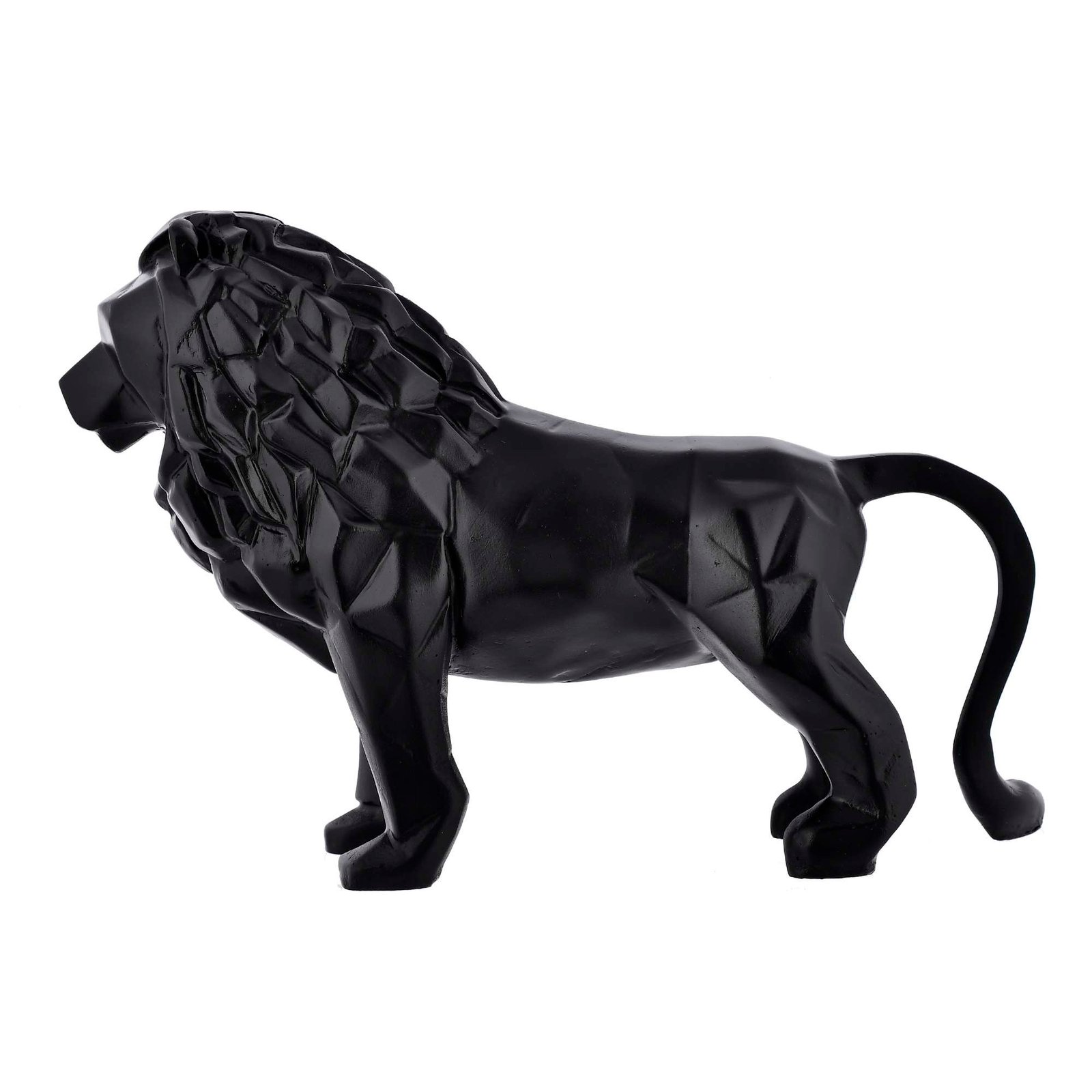 King Lion Black Statue - Image 4