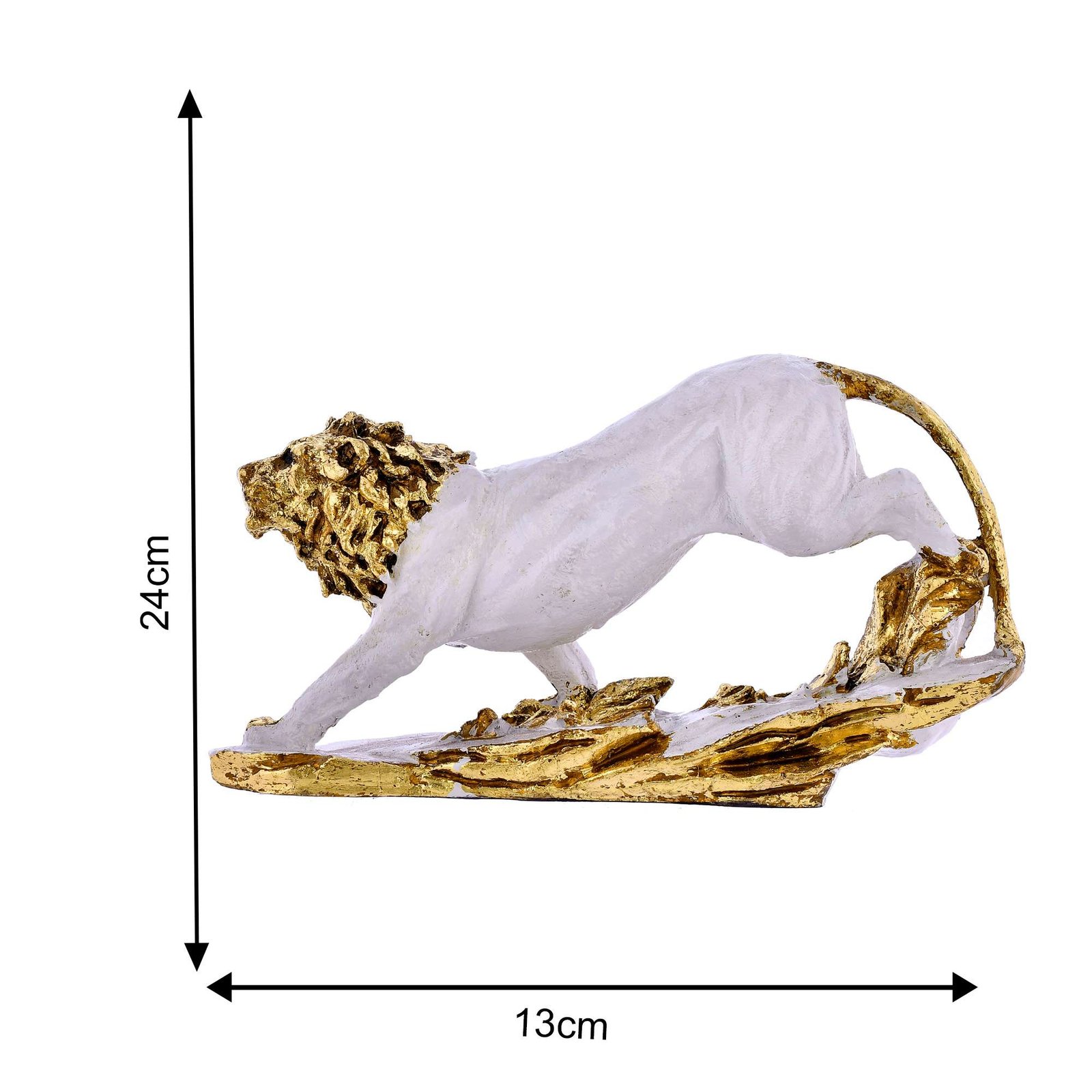 King Lion Black Statue - Image 2